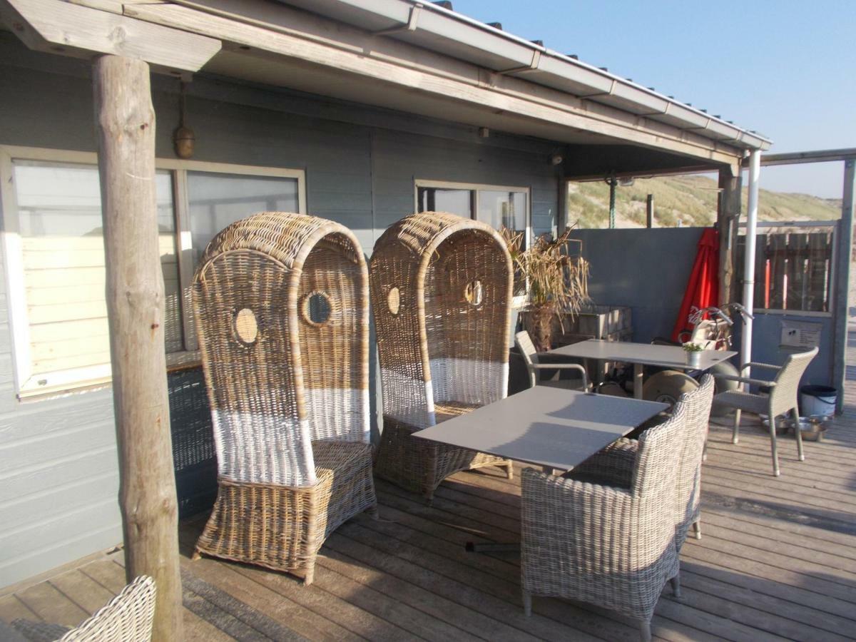 Het Dobbertje, Charmant Houten Huisje Sint Maartensvlotbrug Bagian luar foto