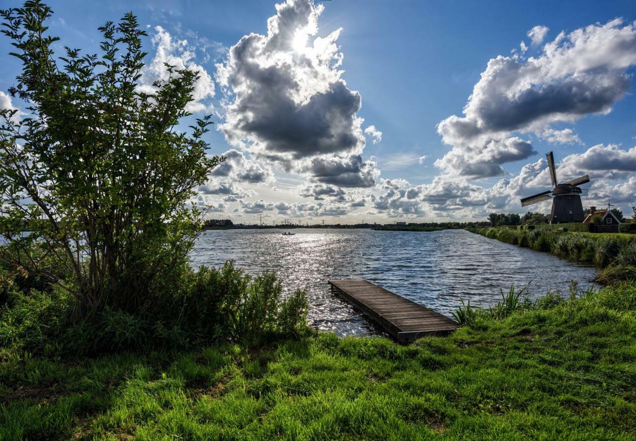 Het Dobbertje, Charmant Houten Huisje Sint Maartensvlotbrug Bagian luar foto
